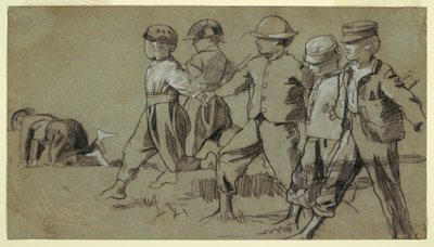 Study for "Snap the Whip", 1872 by Winslow Homer