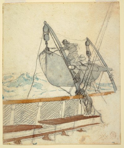 Study for "The Signal of Distress", 1881 by Winslow Homer