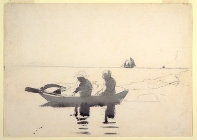 Two Figures in a Rowboat, 1880 by Winslow Homer