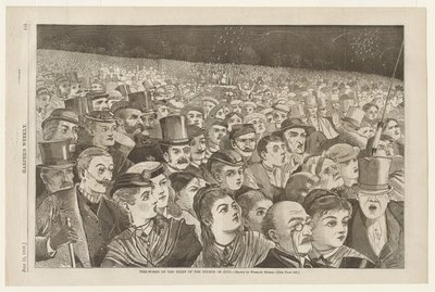 Fireworks on the Night of the Fourth of July by Winslow Homer