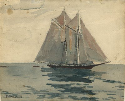 Gloucester Schooner by Winslow Homer