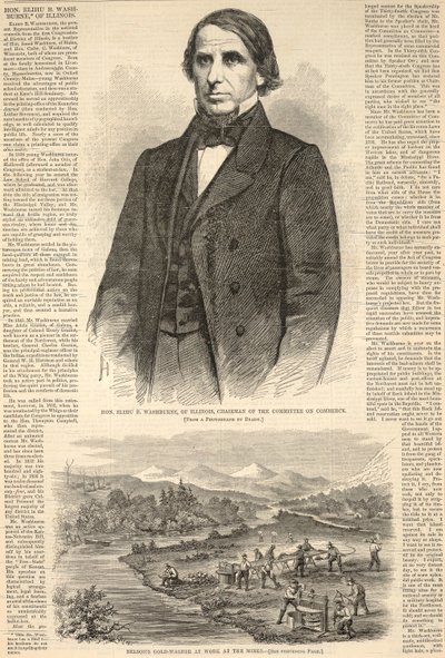 Hon. Elihu B. Washburne of Illinois, Chairman of the Committee on Commerce, from Harper
