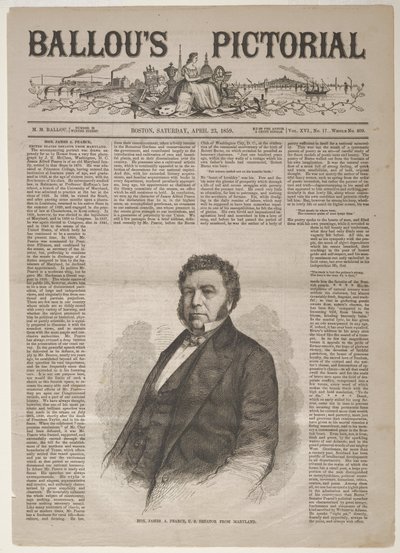 Hon. James A. Pearce, U.S. Senator from Maryland by Winslow Homer