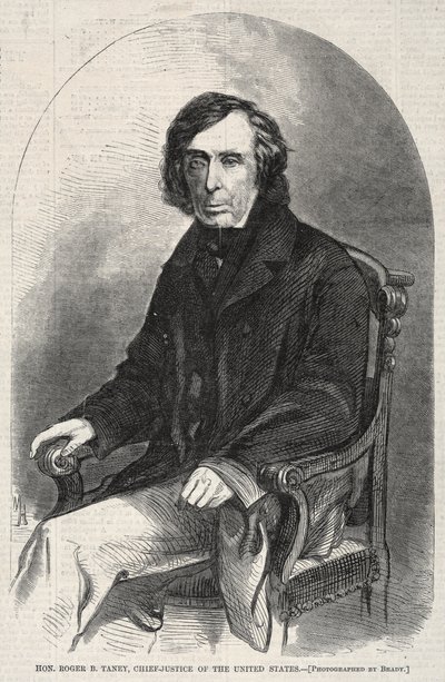 Hon. Roger B. Taney, Chief Justice of the United States by Winslow Homer