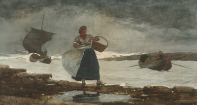 Inside the Bar by Winslow Homer