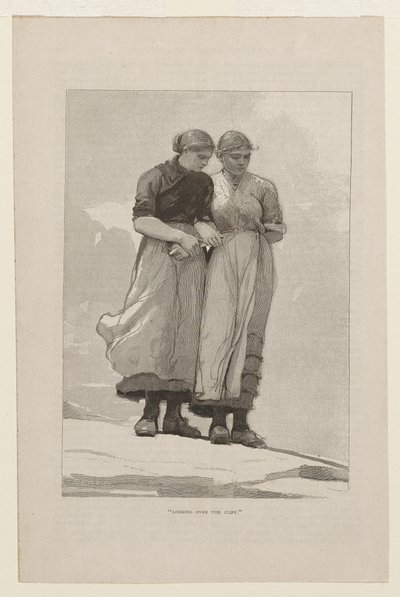 Looking Over the Cliff by Winslow Homer