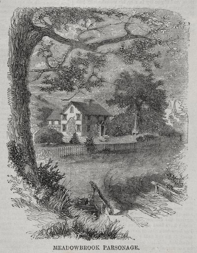 Meadowbrook Parsonage by Winslow Homer