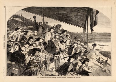 Our Watering Places--Horse-racing at Saratoga by Winslow Homer