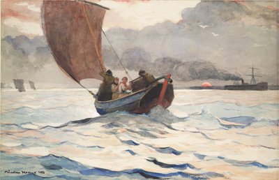 Returning Fishing Boats by Winslow Homer