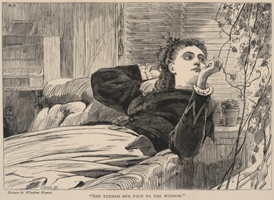 She Turned Her Face to the Window by Winslow Homer