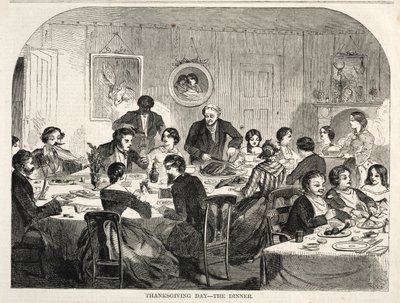 Thanksgiving Day - The Dinner by Winslow Homer