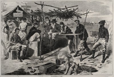Thanksgiving in Camp by Winslow Homer