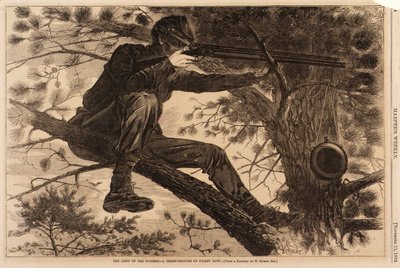 The Army of the Potomac--A Sharp-Shooter on Picket Duty by Winslow Homer
