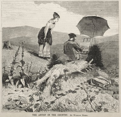The Artist in the Country by Winslow Homer