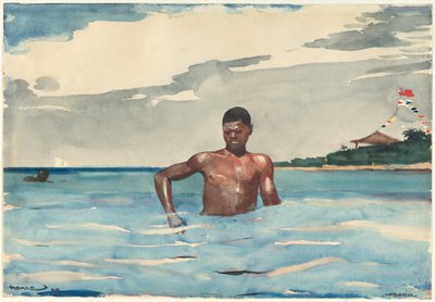 The Bather by Winslow Homer