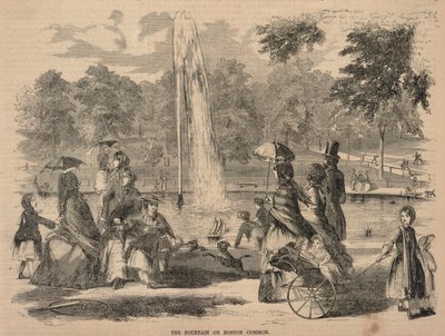 The Fountain on Boston Common by Winslow Homer