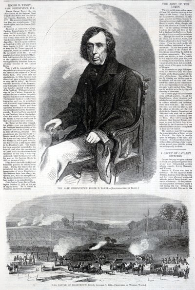 The Late Chief Justice Roger B. Taney, from Harper