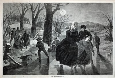 The Skating Season--1862 by Winslow Homer