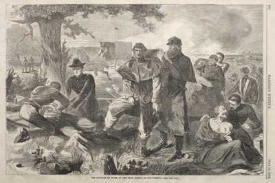 The Surgeon at Work at the Rear during an Engagement by Winslow Homer
