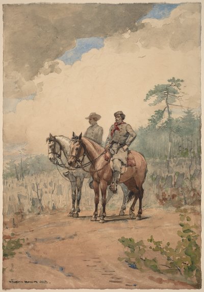 Two Scouts by Winslow Homer