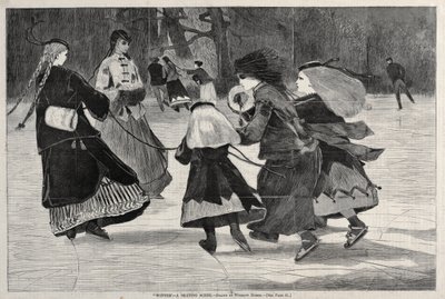 "Winter" - A Skating Scene by Winslow Homer
