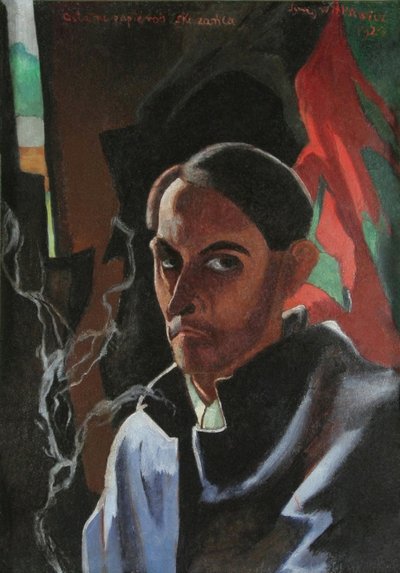 The Last Cigarette of the Condemned (Self-Portrait), 1924 by Witkacy