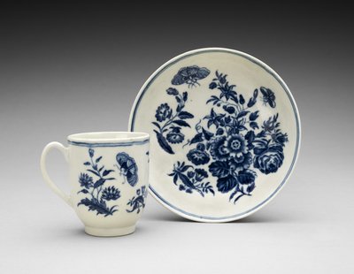 Coffee Cup and Saucer by Worcester Porcelain Manufactory