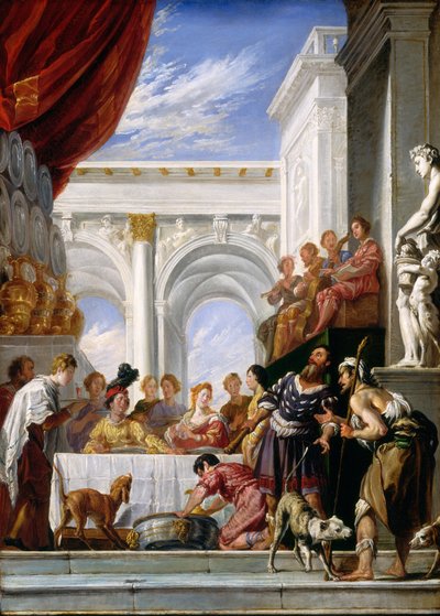 The Parable of Lazarus and the Rich Man by Workshop of Domenico Fetti