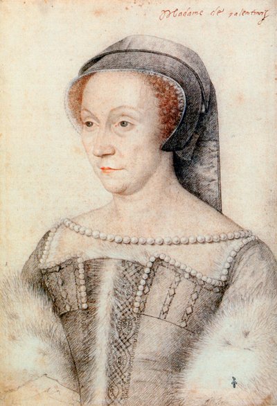 Diane de Poitiers by Workshop of François Clouet
