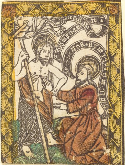 Christ Appearing to Saint Thomas by Workshop of Master of the Borders with