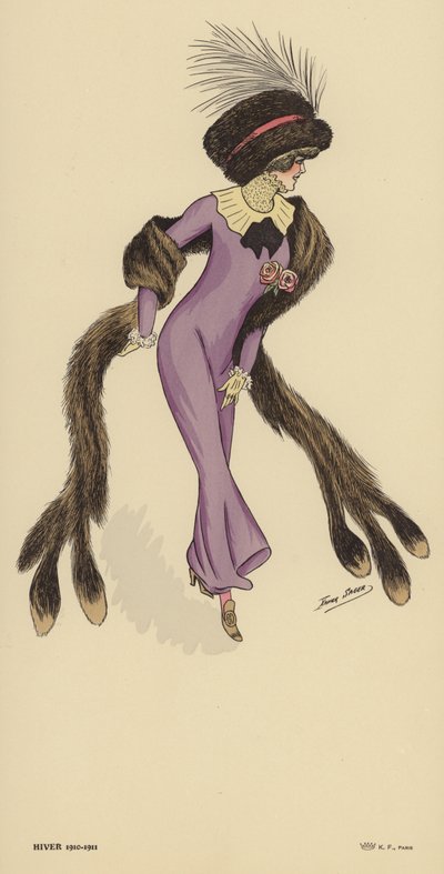Winter 1910-1911 fashions by Xavier Sager