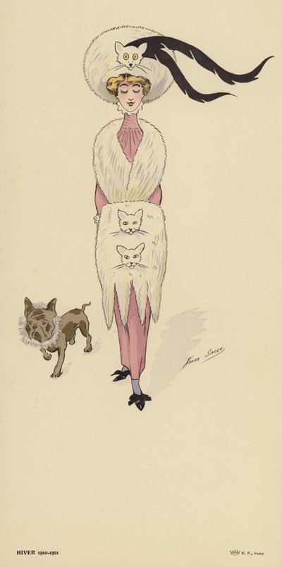Winter 1910-1911 fashions by Xavier Sager
