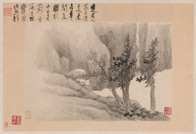 Landscapes with Poems by Xian Gong