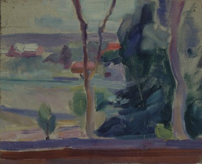 Landscape by Yelena Genrichovna Guro