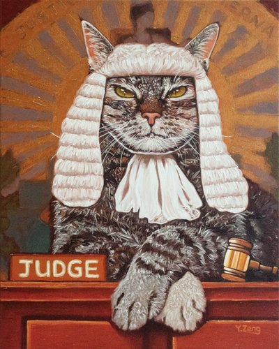 Cat Judge by Yue Zeng