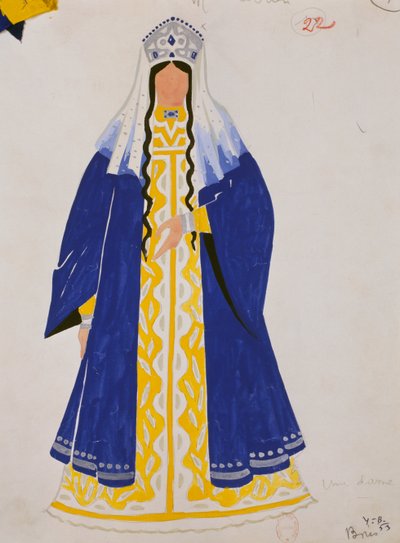 Costume for Russian Lady in 