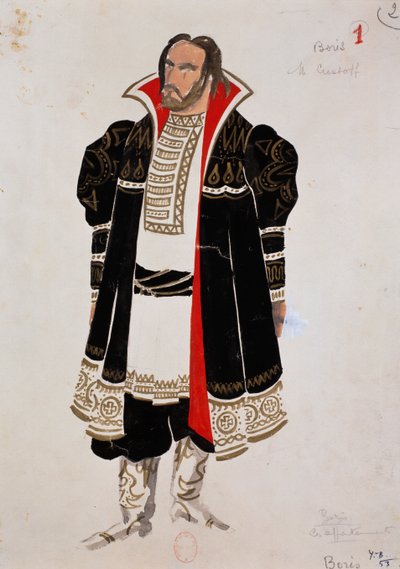 Costume for Character of Boris in Boris Godunov by Modest Mussorgsky by Yves Bonnat