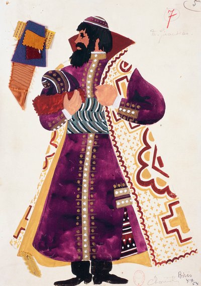 Costume Sketch for Suiskij in 