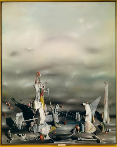 The Palace of Rocks Made of Glass by Yves Tanguy