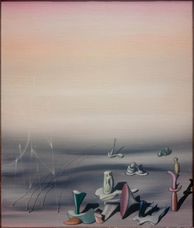 Untitled (Some Gentlemen) by Yves Tanguy