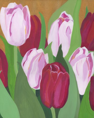 Vibrant Tulip Garden by Yvonne Gustafsson
