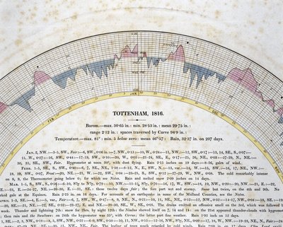 Detail (Autographic Curve for Tottenham, London) by Frederick (attr. to) Barnard