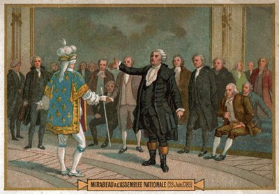 Estates General in Versailles by Ferdinand Georg Waldmuller