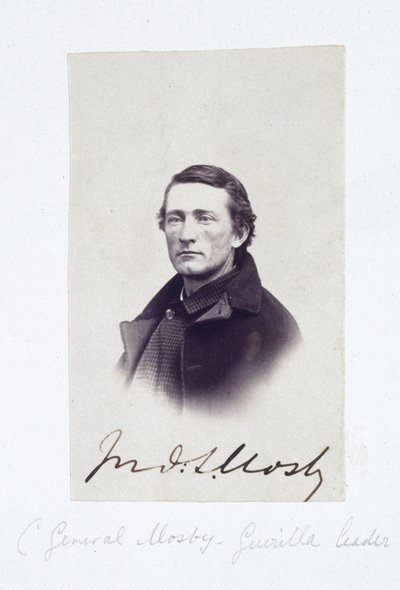 Portrait of General Mosby, Confederate Guerrilla Leader by Frederick (attr. to) Barnard