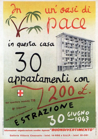 QT8 Oasis of Peace - Reconstruction of Milan 1947 by . .
