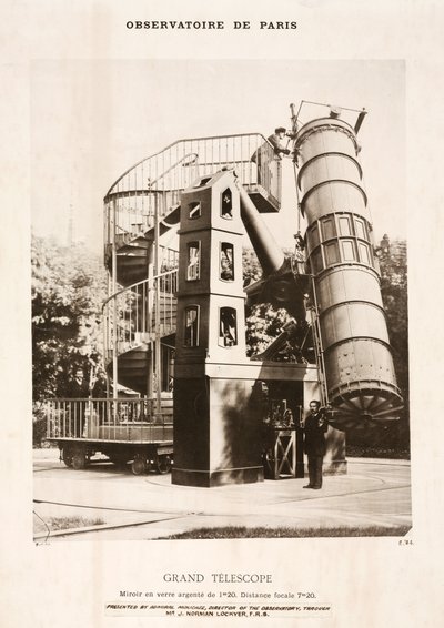 Reflecting Telescope, Paris Observatory by Frederick (attr. to) Barnard