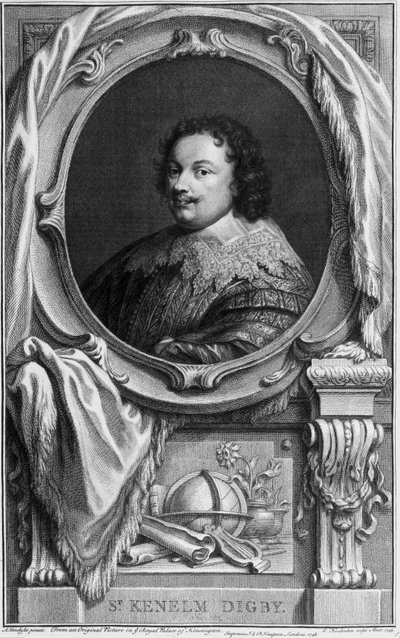 Sir Kenelm Digby, English Author, Naval Commander and Diplomatist, c 1645 by Frederick (attr. to) Barnard