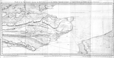 Triangular plan by Ferdinand Georg Waldmuller