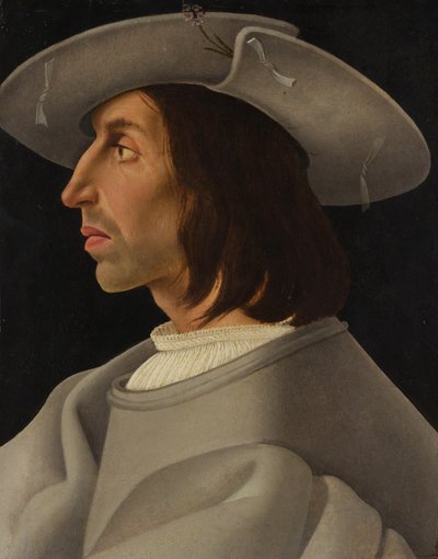 Portrait of a Man in Profile by Italian Painter
