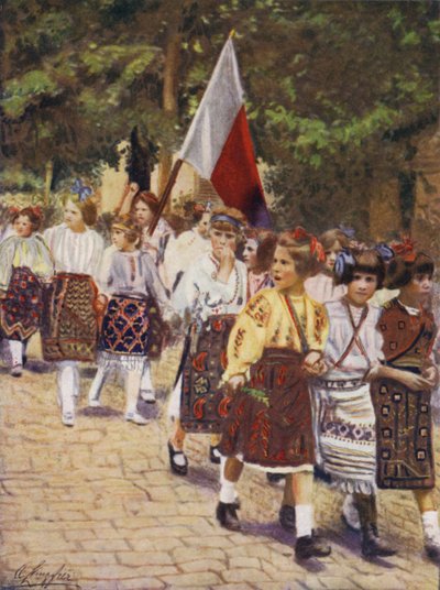 Independence Day in Bucharest by after A. Langfier